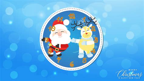 Santa Claus and Reindeer Screensaver - Animated Live Desktop Wallpapers