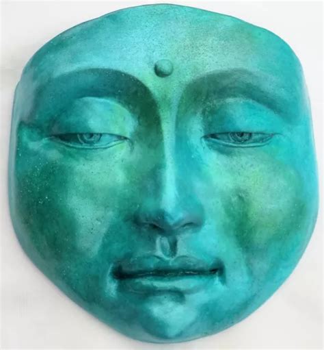 ORIGINAL JADE BUDDHA Collectible Sculpture, Calming Wall Art Decor by ...