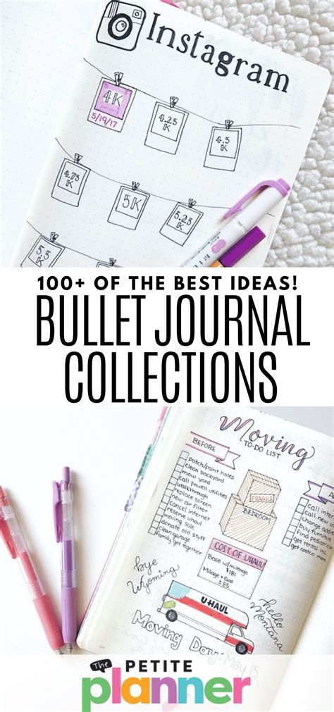 HUGE List of the Best Bullet Journal Collections (Ideas & Inspo!)