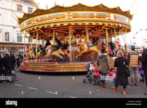 Worcester Christmas Fair Stock Photo - Alamy