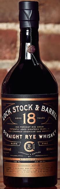 Lock Stock & Barrel 18-Year Straight Rye Whiskey | Better Bartending