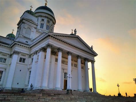 Helsinki at sunset : r/Nordiccountries