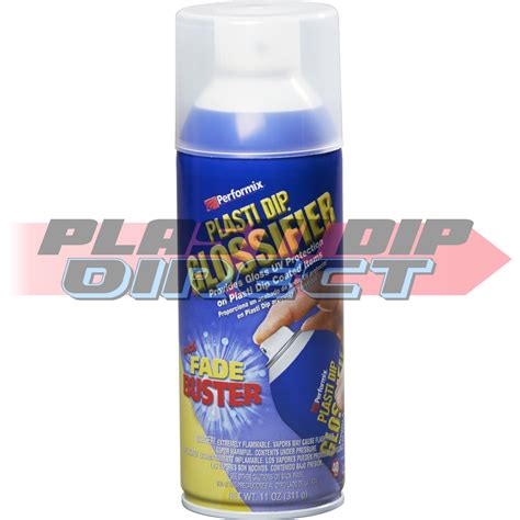 Glossifier with Fade Buster, Plasti Dip Top Coat, Aerosol Spray Cans, 11 oz. – Dip Canada Plasti ...