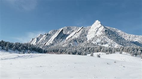 The Flatirons in Winter - Boulder Colorado HD wallpaper | Pxfuel