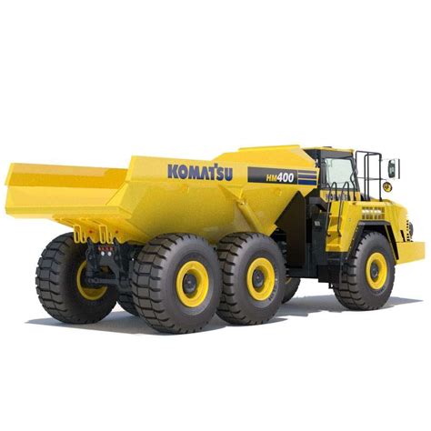 Komatsu HM400-5 Articulated Dump Truck 3D Model by ArqArt