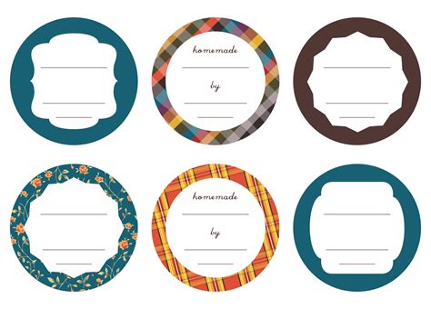 Printable Jar Labels