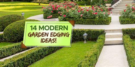 14 Modern Garden Edging Ideas [Inspiring Ideas & Pics!] - Grow Your Yard