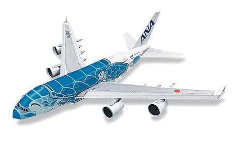 Let's build and try flying it! Let's build a Airbus A380 paper airplane!|ANA