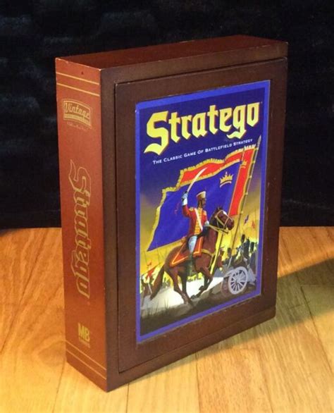 STRATEGO Limited Edition Board Game w/ Wooden Box Used | eBay