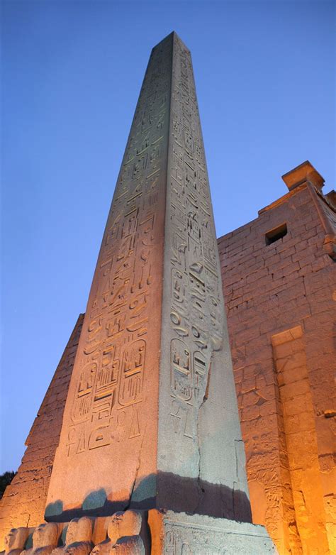 Luxor Temple ~ Red Granite Obelisk Ancient Ruins, Ancient History, Ancient Egyptian Architecture ...