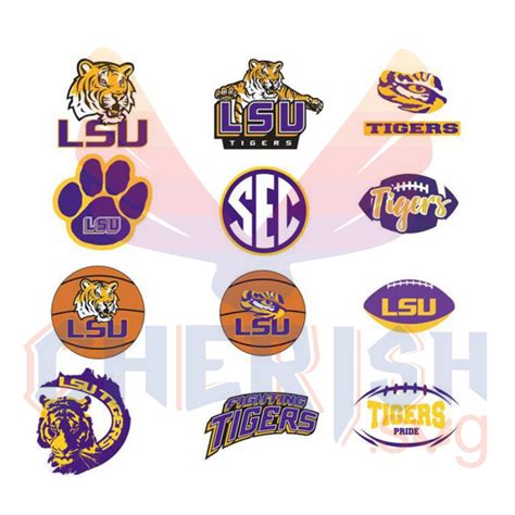 Lsu Tigers And Lady Tigers Logo Bundle File Sport Svg | Lsu tigers logo ...