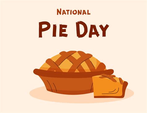 National pie day 35889363 Vector Art at Vecteezy