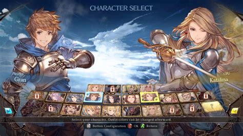 Granblue Fantasy Versus Characters - Full Roster of 25 Fighters