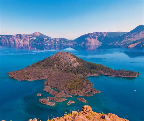 Wizard Island, Crater National Park, Oregon (3526x2949) - Nature/Landscape Pictures