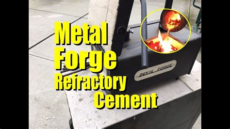 How to Seal Kaowool Ceramic Metal Forge Insulation with Refractory Cement - YouTube