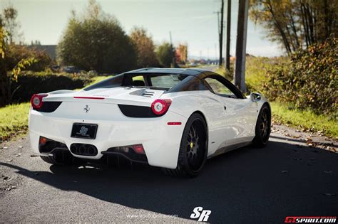 White Ferrari 458 Spider by SR Auto - GTspirit