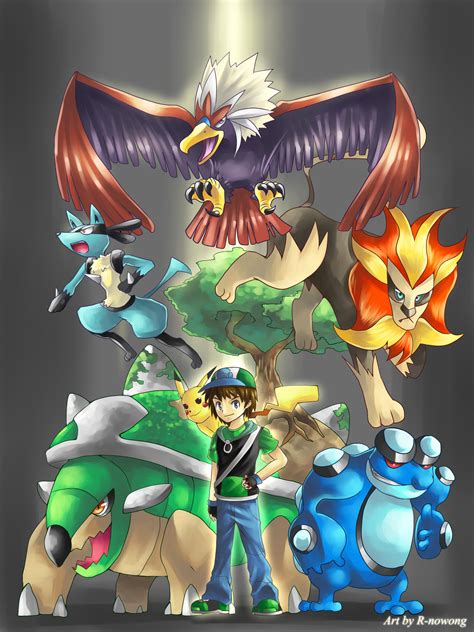 Commission : Pokemon team by R-nowong on DeviantArt