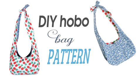 DIY How to sew a reversible hobo bag - a simple and easy tip - YouTube