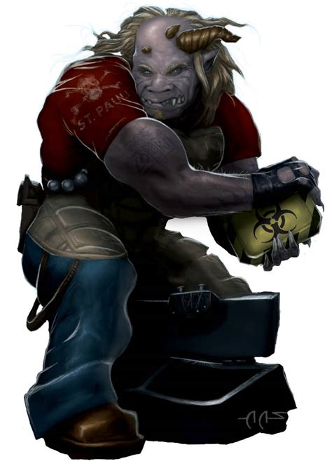 Shadowrun Troll by raben-aas on DeviantArt