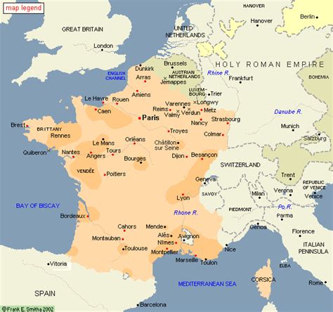 Map - The French Revolution