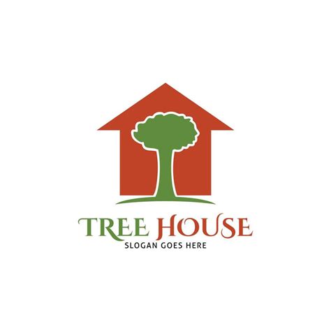 Tree House Vector Logo Template 5286641 Vector Art at Vecteezy