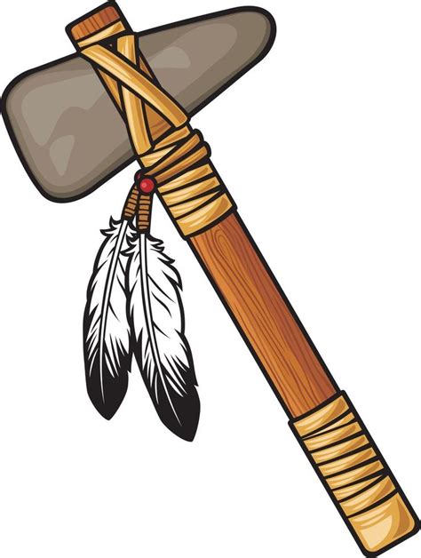 Native American Tomahawk 3495438 Vector Art at Vecteezy