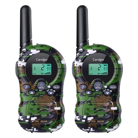 Kids Walkie Talkies Army, Upgrade Camouflage Exterior Vox Box Voice ...