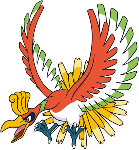 Ho-oh official artwork gallery | Pokémon Database