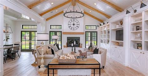 Dramatic Modern Farmhouse With Stunning White and Black Interior - Stevenson Design ...