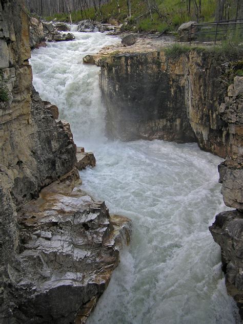 Marble Canyon Waterfall - Kootenay National Park, BC - World of Waterfalls