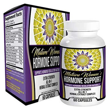 Women's Hormone Support Supplement for Menopause and Perimenopause - Natural Herbal Extract ...