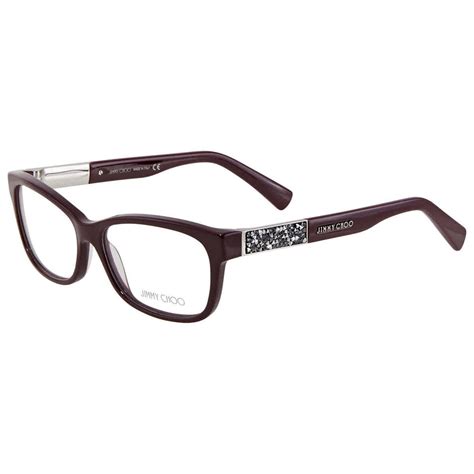 Jimmy Choo - Jimmy Choo Ladies Red Rectangular Eyeglass Frames Jc11003LB0053 - Walmart.com ...