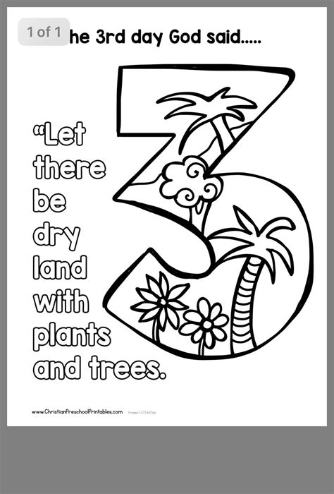 67 Creation Coloring Pages Preschool | Febi Art