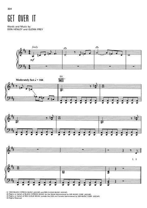 Eagles-Get Over It Sheet Music pdf, - Free Score Download ★