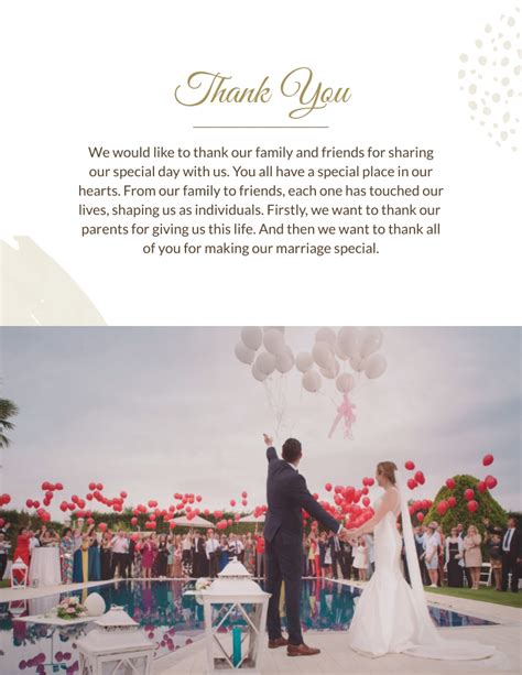 Wedding Booklet Template | Visme