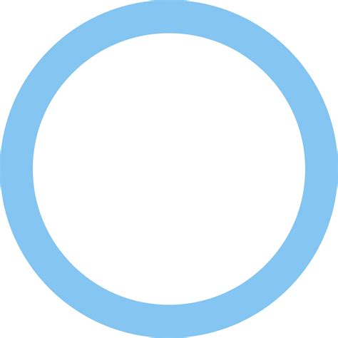 Blue Circle Ring Vector transparent PNG - StickPNG