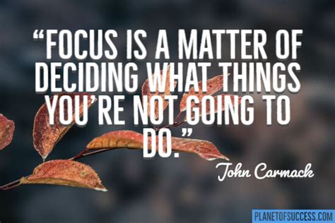 The 30 Most Inspiring Focus Quotes - Planet of Success