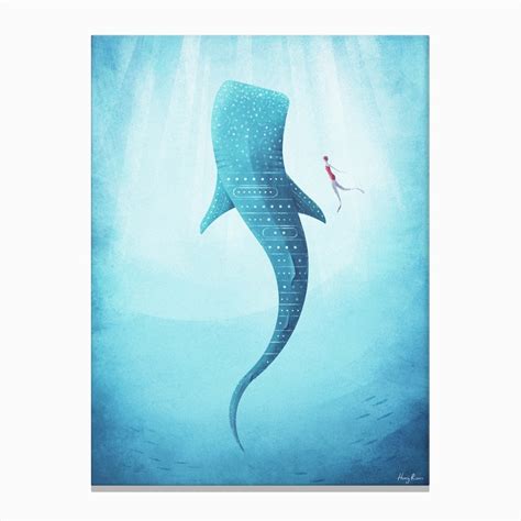 Whale Shark Art Print | Fast shipping | Fy