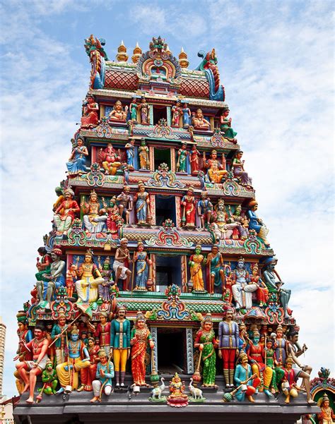 Indian temple Singapore | Hindu temple, Indian temple architecture, Temple