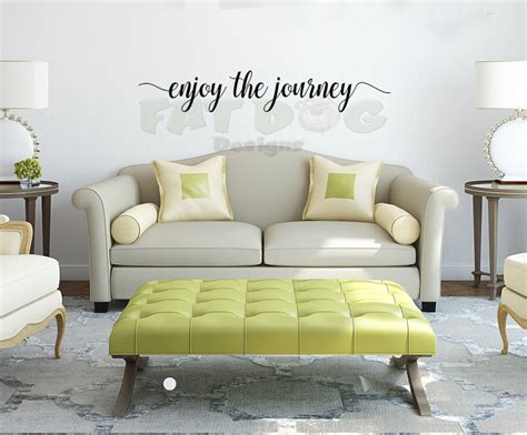 Enjoy the Journey Removable Vinyl Wall Decal Livingroom Decal ...