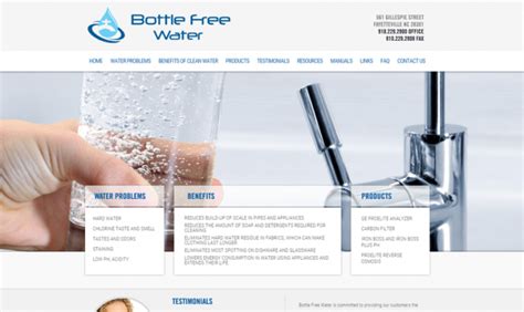 Bottle Free Water | Biz Tools One Website Design