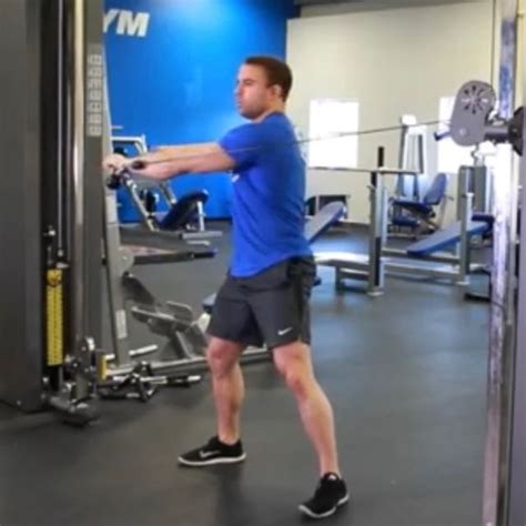 Cable Anti-Rotation In Half Squat by Gabi Wolosik - Exercise How-to - Skimble