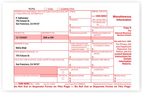 1099 Form 2023 Fillable - Printable Forms Free Online