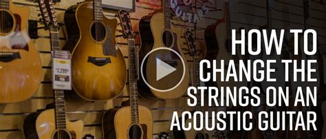 How To Change the Strings on an Acoustic Guitar - Sam Ash Spotlight