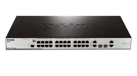 24-Port Fast Ethernet managed L2 switch with 2 10/100/1000 ports and 2 Gigabit Combo BASE-T/SFP ...