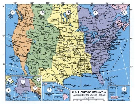 Times Zones In America Time Zone Map N America Map Showing Time Zones | Images and Photos finder