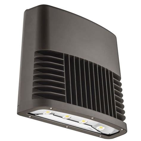 Lithonia Lighting Bronze Outdoor LED Low Profile Wall Pack (5000K)-OLWX2 LED 150W 50K DDB M2 ...