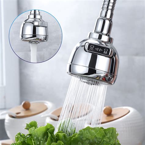 Kitchen Tap Head Perfect Kitchen Water Spray Anti-Splash Swivel Faucet ...