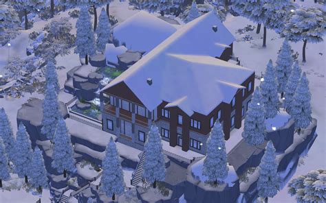 Mod The Sims - Winter Mountain Lodge