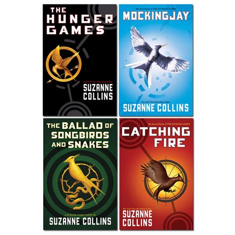 Suzanne Collins Hunger Games Collection 4 Books Set Ballad of Songbird ...